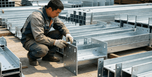 metal stamped construction parts